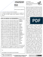 Cenicienta Sustantivos Comunes y Propios PDF