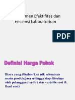 Efektifitas Dan Efisiensi Manajemen Laboratorium