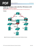 10.2.1.9 Lab B - Configure a Site-To-Site IPsec VPN Using ISR CLI and ASA ASDM_Instructor