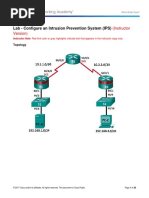 Download 5411 Lab - Configure an Intrusion Prevention System IPS_Instructor by Omar Benigno Rodriguez SN355868711 doc pdf