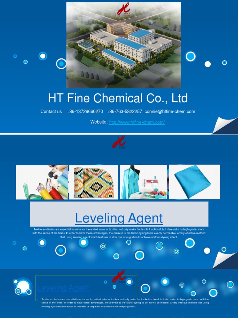 Leveling Agent | PDF | Dye | Dyeing