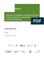 Guía para El Monitoreo de Plagas Forestales A Nivel Comunitario Adecuado Al Contexto de La Sierra Raramuri - MREDD PDF