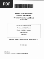 Presidio Terrace Association Lawsuit