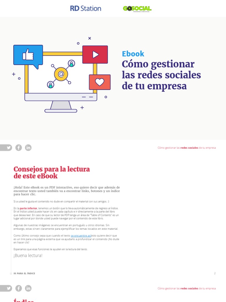 Estrategias para Redes Sociales Empresariales | PDF | Servicio de redes ...