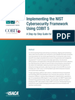 Implementing The NIST Cybersecurity Framework Using COBIT 5: A Step-by-Step Guide For Your Enterprise