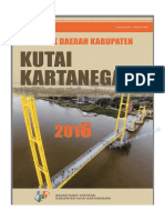 Statistik Daerah Kabupaten Kutai Kartanegara 2016