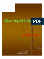 Software Project Estimation Models Software Project Estimation Models