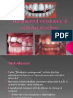 Tratamentul Ortodontic Al Ocluziei Deschise 