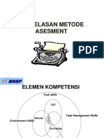 Penjelasan Metode Asesmen