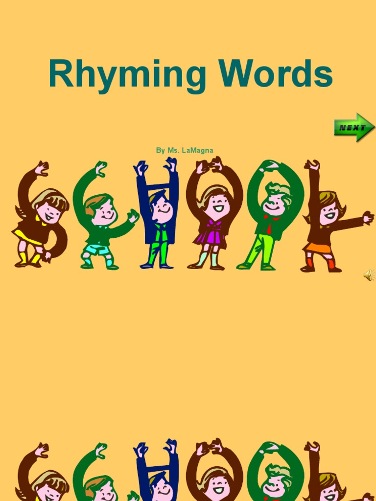 Rhyming Words and Activities | PDF