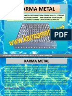 Galvaniz Kaplamali Platform Petek Izgaralar Metal Izgara Cesitleri Imalati KARMA METAL