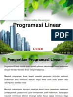 Matematika Keuangan Programasi Linear