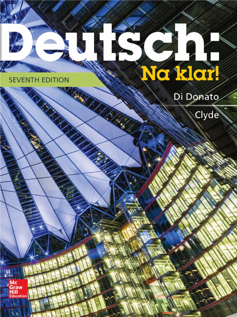 Deutsch Na Klar An Introductory German Course 7 Edition Student Edition Verb Adjective