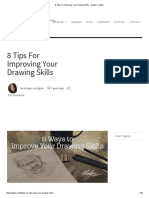 8 Tips For Improving Your Drawing Skills - Alvalyn Creative