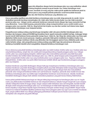 Kemalangan Lisan Pdf
