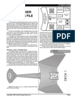 Star Trek RPG - Klingon D-7 Battlecruiser Deck Plans File PDF