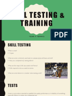 skill testing   training