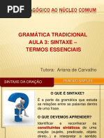 AULA 3- SINTAXEtradicional