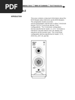 Critikon Dinamap ECG Modul - Service Manual