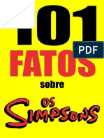 101 Fatos Sobre Os Simpsons - Jonas Silvestre