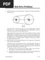 Friction Belt Drive Problems