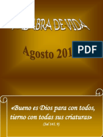 Palabra de Vida Agosto 2017