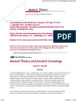 Musical Theory and Ancient Cosmology PDF