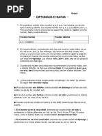 Hiatos y Diptongo