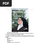 Memorias de La Hermana Lucia (Fatima) - P. Luis Kondor