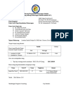 Borang Pelancongan UMS 2015