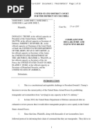 Five transgender troops file lawsuit against Trump