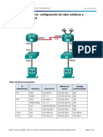 2.2.2.5 Lab - Configuring IPv4 Static and Default Routes (Resuelto)