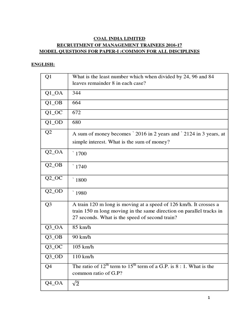 Electrical Engineering Question PDF PDF
