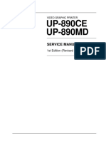 Service Manual Termal Printer Sony UP-890MD PDF