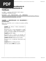 Instruções para Preenchimento do Formulário de Requerimento de Habilitação