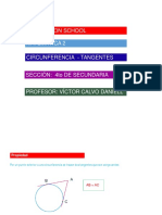 Circunferencia - Tangentes - 4to Sec - 2017