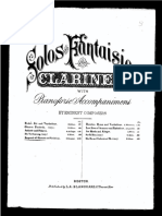 9 Fantaisie For Clarinet and Piano de E. Brepsant PDF