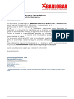 Carta de Solicitud de Licencia y Permiso de Estudiante