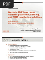 Download Wavenis Presentation to ETSI Workshop by Simon Harrison SN3559313 doc pdf