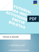 Tutorial Inicio de Actividades y Emision de Boletas