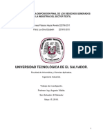 Diagnostico Para La Disposicion Final de Los Desechos Generados en La Iindustria Textil