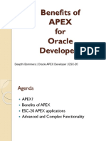 Benefits of Apex For Oracle Developers