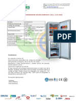 Refrigeradora Solar de 176 Litros