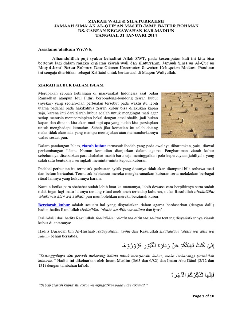 Panduan Ziarah Wali