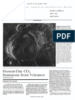 Present-day CO2 emissions from volcanos - Gerlach 1991