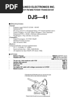 Alinco DJ-S41 70cm Transceiver PDF