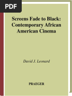 Screens Fade To Black Contemporary African American Cinema