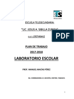 Plan de Trabajo Laboratorio