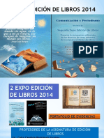 Portfolio de Evidencias de La Expo Edición de Libros 2014