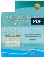 Nociones Sobre Metodos de Diseno de Estructuras de Pavimentos para Carreteras V2 Higuera PDF